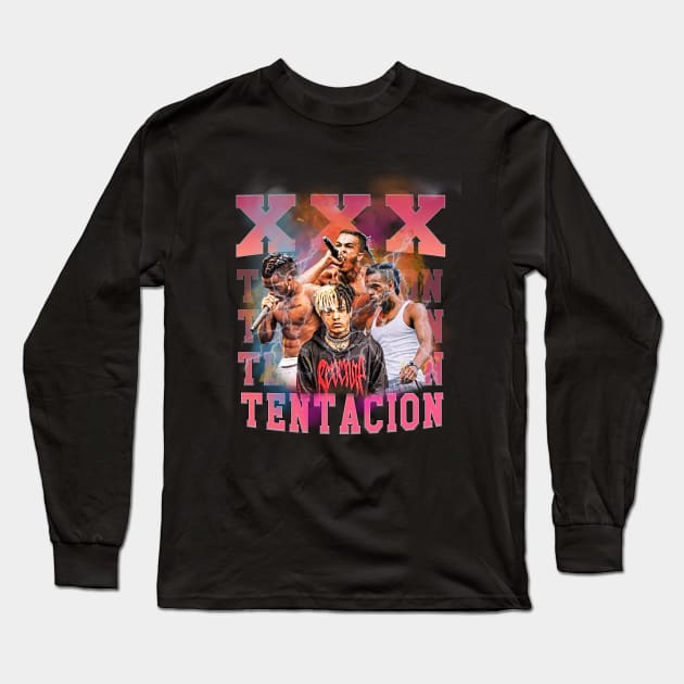 XXX tentation bootleg hip hop t shirt design Long Sleeve T-Shirt by Sltees